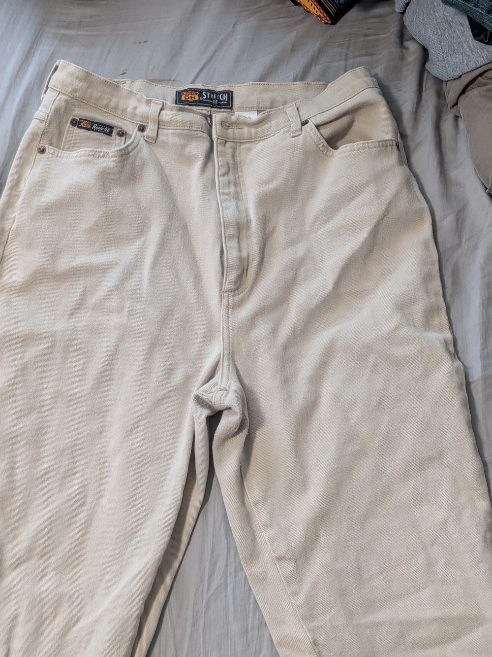 Route 66 Men’s Stretch Chinos in Light Khaki
